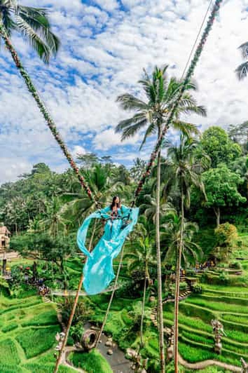 Ubud : Alas Harum Day-Pass, Swing, Sky Bike & Flying Fox