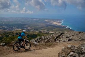 De Cascais: visite guidée en vélo électrique de Sintra et plage de Guincho