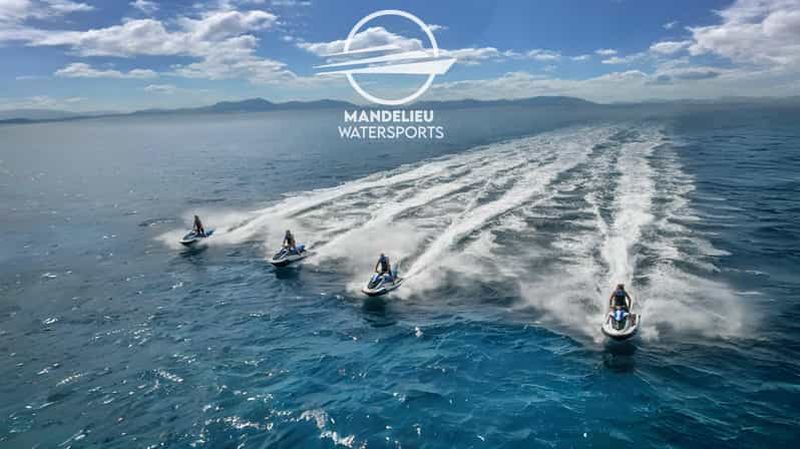 Mandelieu-La Napoule : Excursion en jet ski sur la plage de la Rague