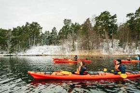 Stockholm : Kayak d'hiver, fika suédois et sauna chaud