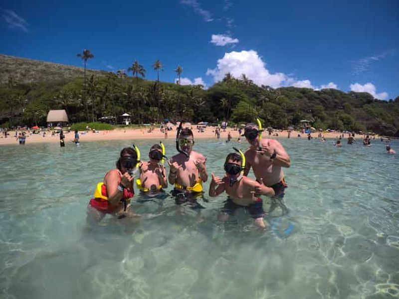 Visite guidée de la baie d'Hanauma avec plongée en apnée et entrée garantie
