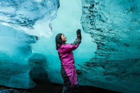 Reykjavík : Excursion en motoneige sur le glacier Langjökull avec grotte de glace