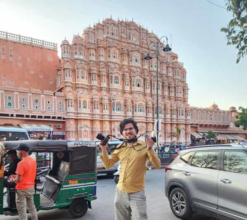 Jaipur : visite guidée du Hawa Mahal, du Jantar Mantar et du City Palace