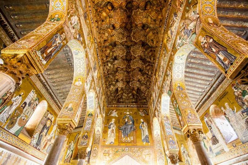 Palerme d'or : visite de la cathédrale, du palais royal et de la chapelle palatine