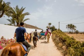 Hammamet : 3 heures à cheval et à dos de chameau avec dégustation de pain local