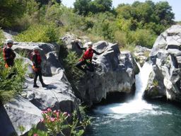 Canyoning et bodyrafting dans la rivière Alcantara