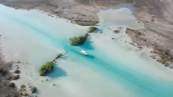 Bacalar : 3 heures d'excursion en bateau avec baignade et boissons