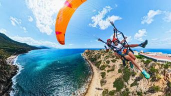 Palerme : Vol en parapente en tandem et vidéo GoPro13, photos