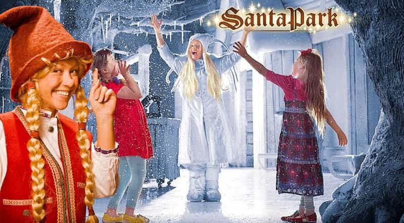 Rovaniemi : visite du Santa Park avec prise en charge à l'hôtel