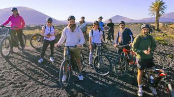 Lanzarote : visite du parc national de Timanfaya en vélo électrique