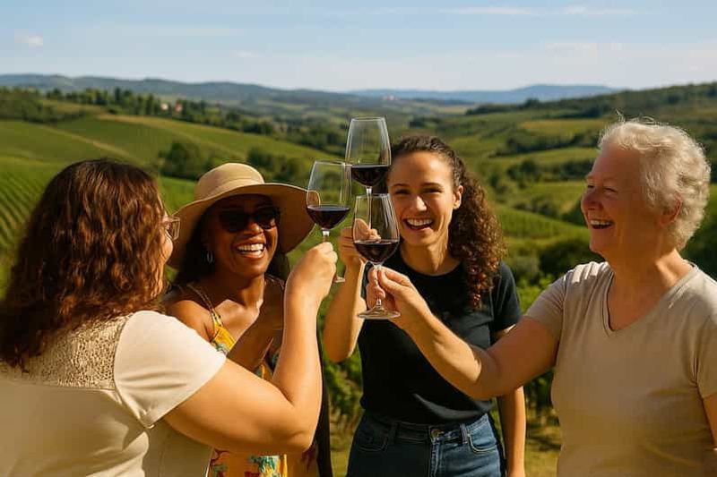 Florence : grande route des vins et de l'huile d'olive du Chianti avec déjeuner