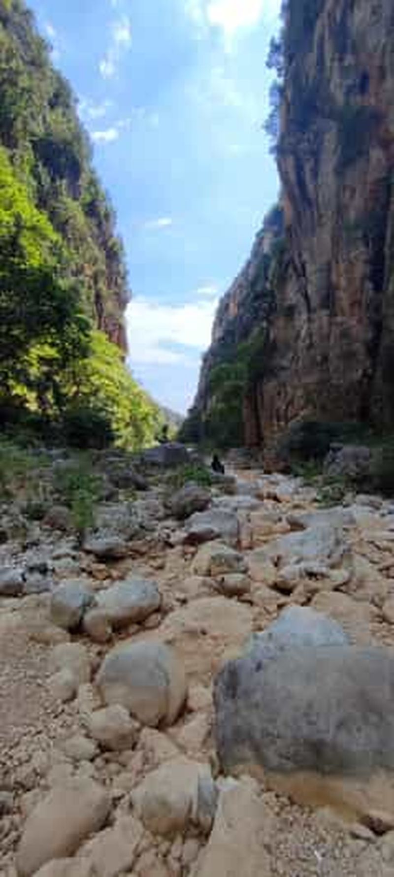 Journée complète d'escalade dans le canyon de Gjipe