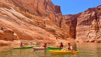 Page/Lac Powell : excursion guidée en kayak et visite du Water Antelope Canyon