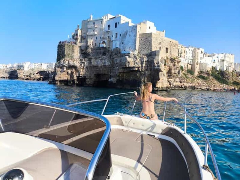 Excursion en tour en bateau à Polignano a Mare avec Prosecco et Taralli