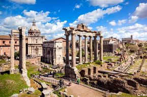 Rome : Forum romain Super Pass Entry with Audio Guide App