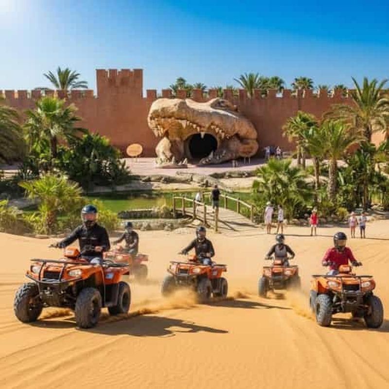 Agadir : safari en quad avec Crocoparc en option