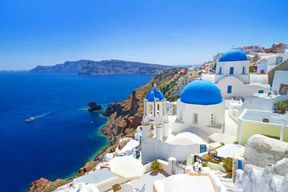 Santorin : visite des cinq sens, vins et villages pour les croisiéristes