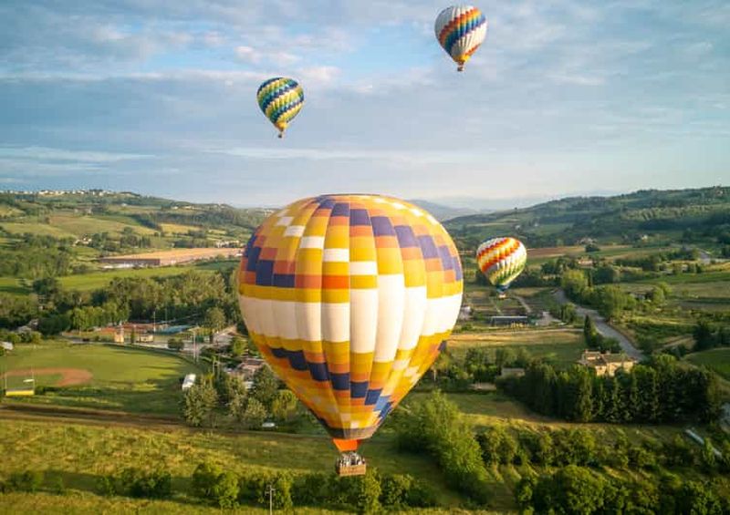 Vol en montgolfière d'une heure au-dessus de la Toscane depuis Lucques