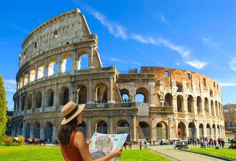 Rome : visite du Colosseum WORLD avec application de guide IA et option arène