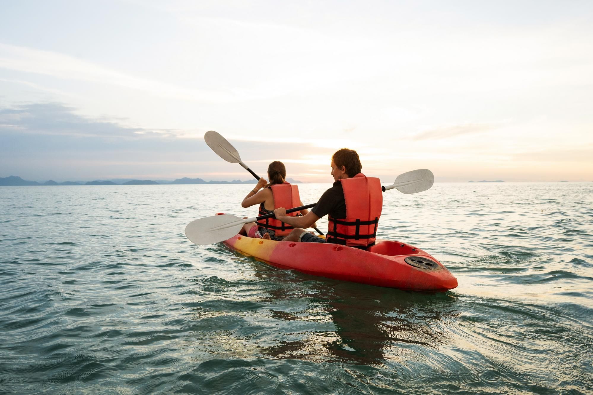 Kayak dans la réserve de Ramatuelle