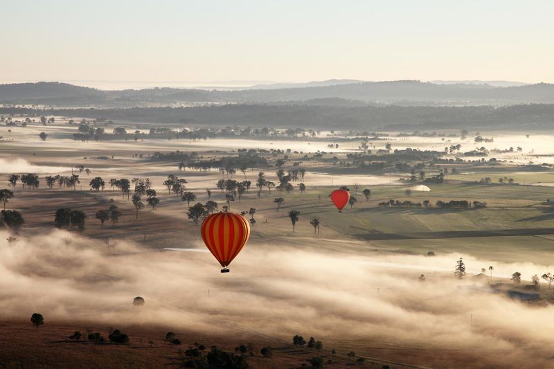 Vol en montgolfière sur la Gold Coast