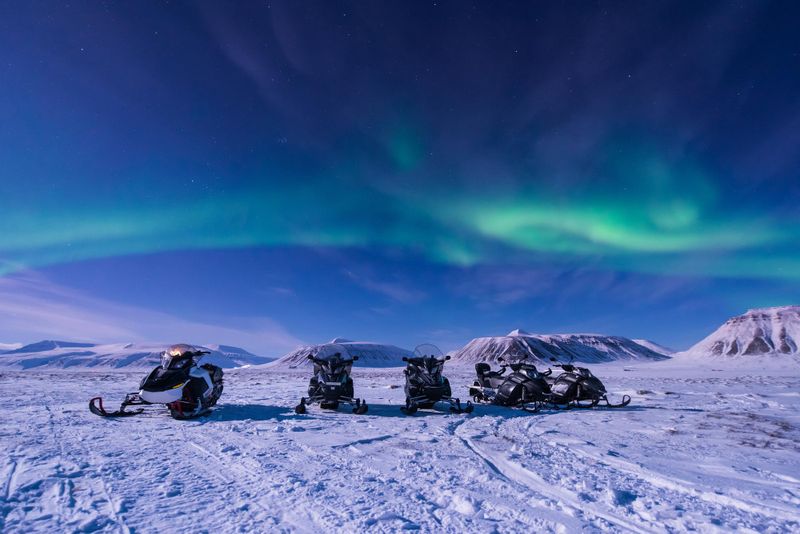 Balade en motoneige à Tromso