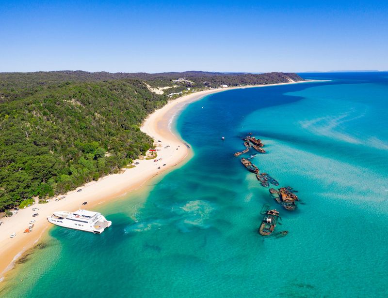 Croisière en bateau vers l’île de Moreton