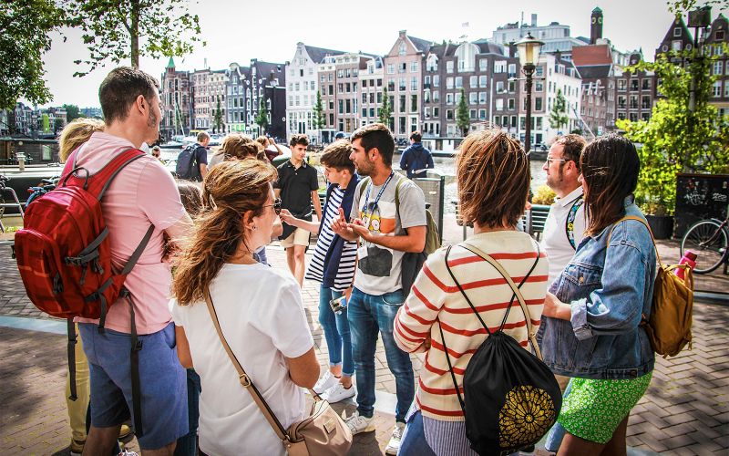 Visite à pied d'Anne Frank, du Jordaan et de la place Leidseplein