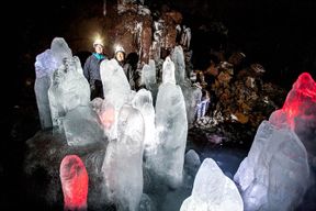 Visite guidée de la grotte de glace Lofthellir à Reykjahlíð
