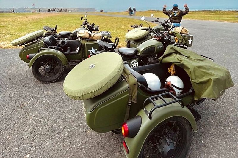 Billet Excursion en side-car vers les plages du Débarquement de Normandie depuis Bayeux