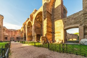 Location de vélos à Rome avec billets pour les thermes de Caracalla