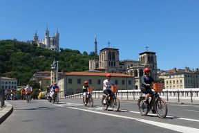 Balade à vélo à Lyon