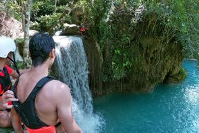 Canyoning aux chutes de Kawasan