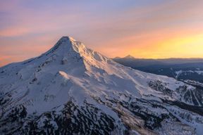 Vol en avionnette au-dessus des chutes du Columbia Gorge et du Mont Hood depuis Portland