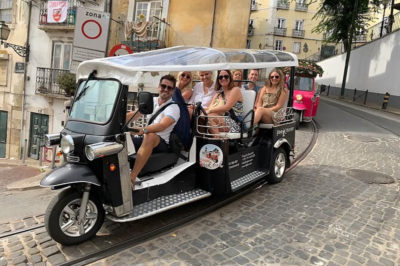 Balade de 4 heures en tuk tuk à Lisbonne