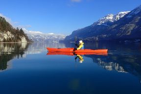 Balade en kayak sur le lac de Brienz depuis Interlaken