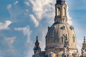 Visite guidée de la Frauenkirche et de ses galeries à Dresde