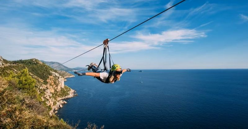 Zip line adventure and Pasjača Beach escape from Dubrovnik