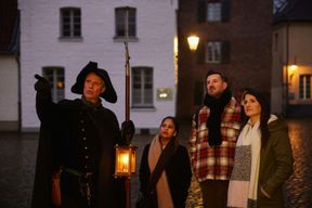 Visite des veilleurs de nuit de Düsseldorf à travers Kaiserswerth
