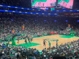 Match de basket des Boston Celtics au TD Garden