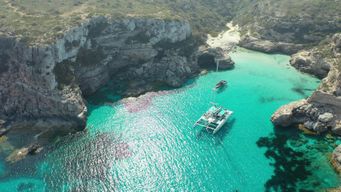 Excursion en catamaran sur la plage d'Es Trenc avec barbecue