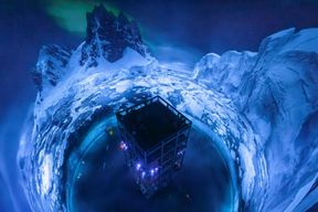 Entrée à la Cathédrale de Monet par Yadegar Asisi au Panomètre