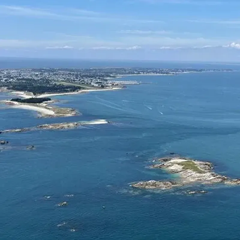 Baptême en Hélicoptère à Quiberon - Survol de la Presqu'île