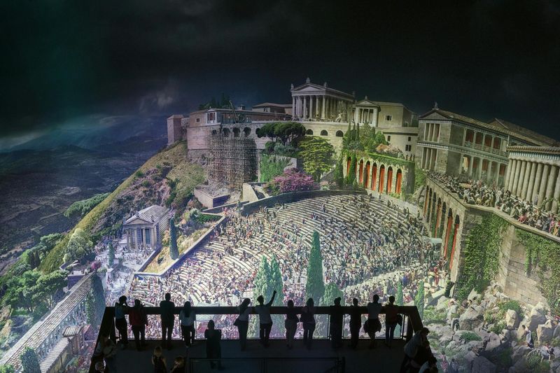 Musée de Pergame - Le Panorama : exposition de Yadegar Asisi