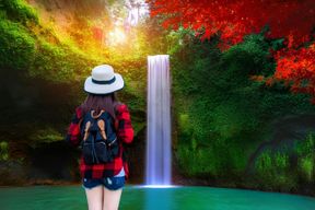 Visite des chutes d'eau de Bali : Cascade de Tibumana, Tukad Cepung, Cascade de Tegenungan