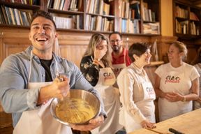 Florence : Atelier de fabrication de pizzas et de gelato + vin à volonté
