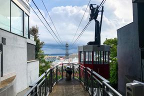 Téléphérique de Barcelone  : aller simple depuis la montagne de Montjuïc