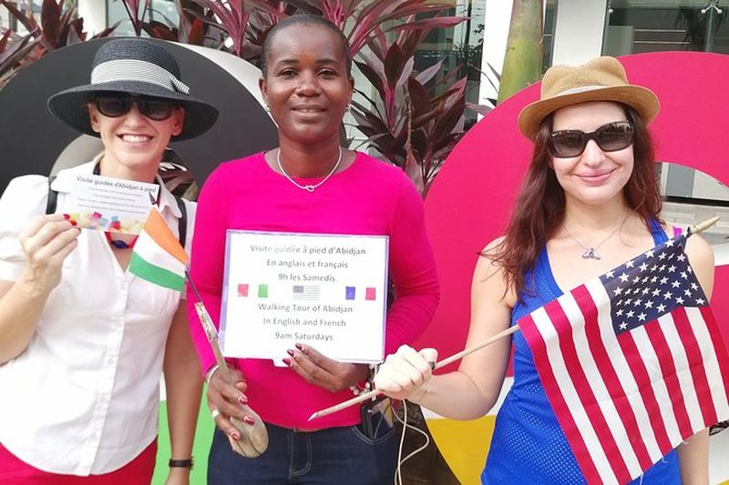 Billet Visite à pied d'Abidjan (français et anglais)