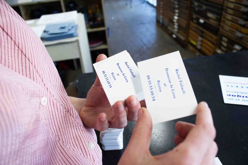 Imprimez vos cartes de visite